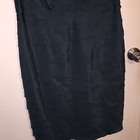 Teal Ruffle Dress - Picture 3 of 3